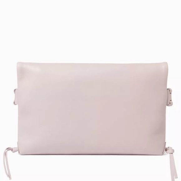 Chloé Mony Leather Whipstitch Clutch in Misty Lavender NWT - Picture 4 of 13